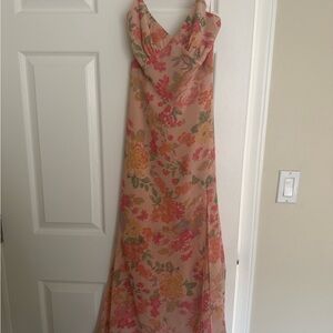 Dress Forum Pink Floral Slip Dress